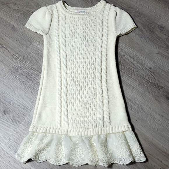 Brand New Cable knit and lace dress